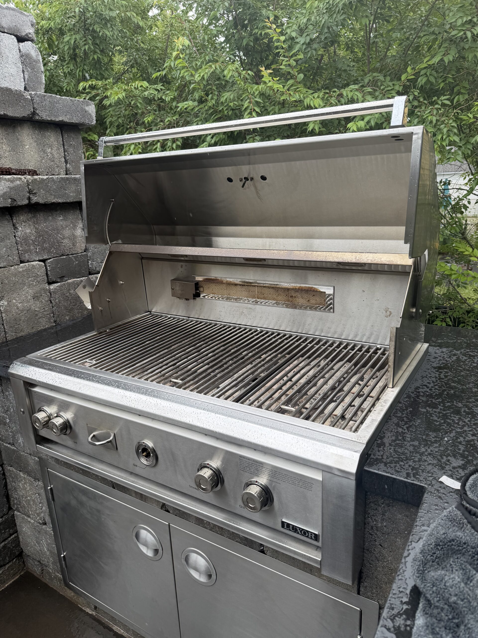 After — Grill Guard deep clean