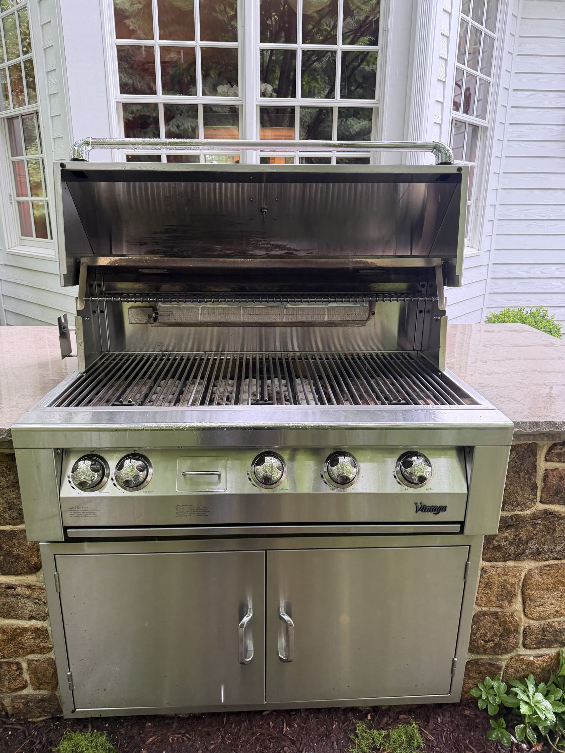 After — Grill Guard deep clean