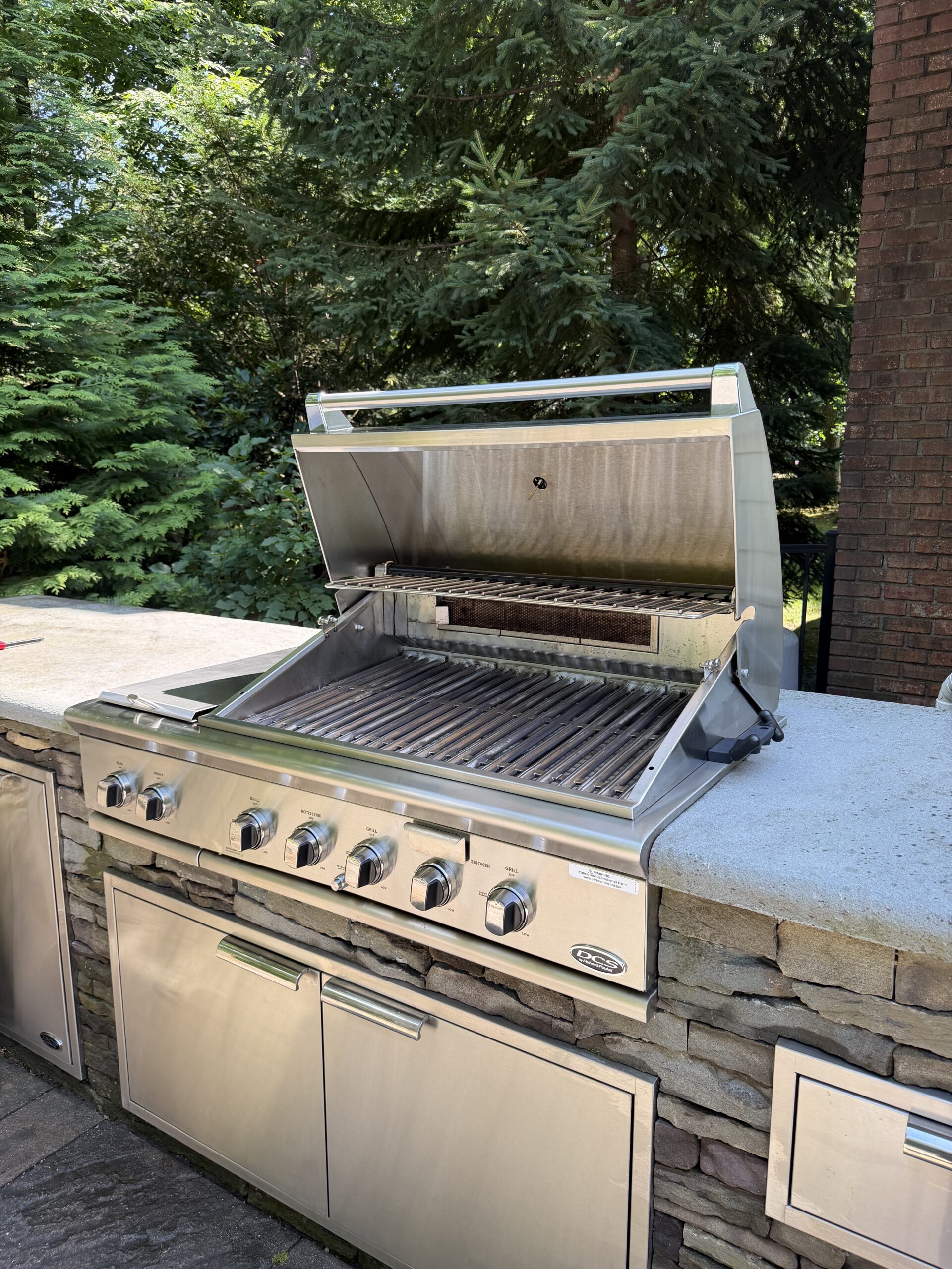 After — Grill Guard deep clean