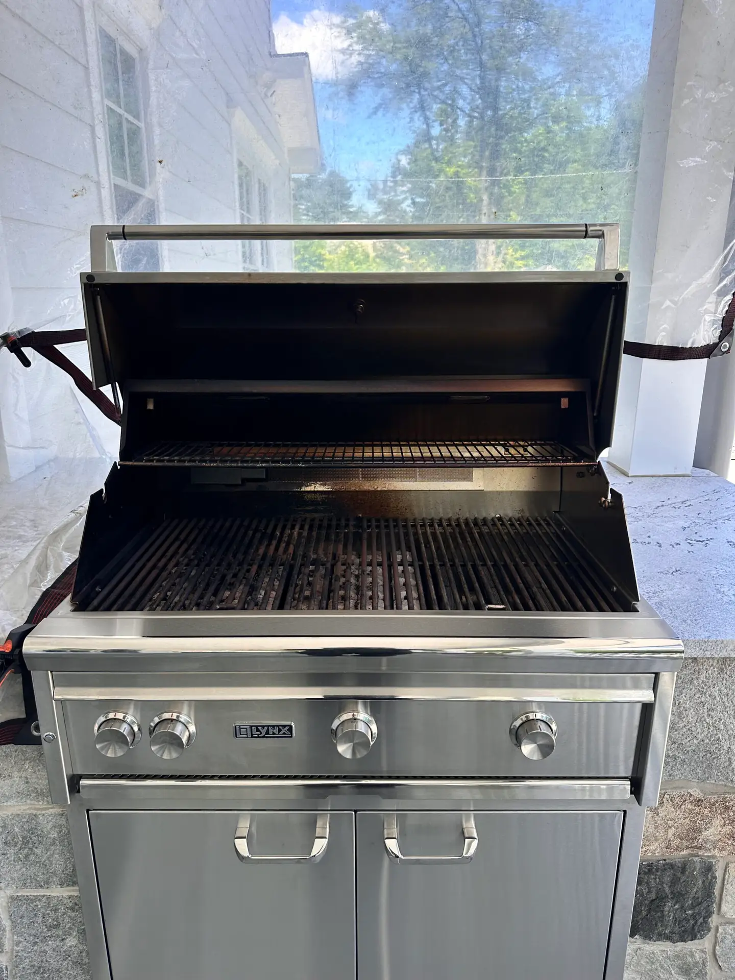 Before — dirty grill